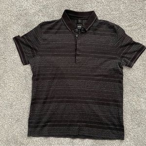 Hugo Boss Regular Fit Men's Short Sleeve Black Polo Shirt 40" Chest 26" Length